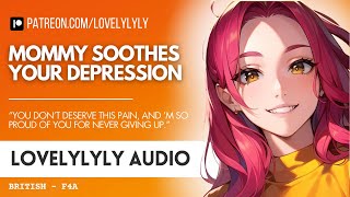 ASMR  Mommy GF Comforts You Through Your Depression F4M Loving Affirmations Fire Crackling [upl. by Emmons]