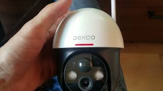 DEKCO DC9L Security Camera WiFi [upl. by Ayar]