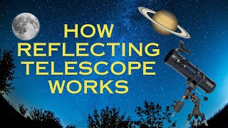 How Reflecting telescope works  Explained UrduHindi [upl. by Llerrut]