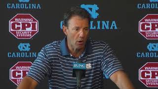 UNC Football Larry Fedora Weekly Press Conference  109 [upl. by Enidualc140]