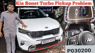 Kia Sonet TGDi Pickup Lag While Driving On 80KMph Speed  DTC Code P030200 [upl. by Abelard232]