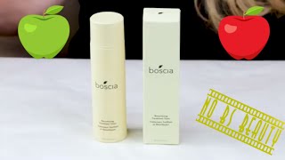 BOSCIA 🍎🍏 Resurfacing Treatment Toner with Apple Cider Review [upl. by Gran]