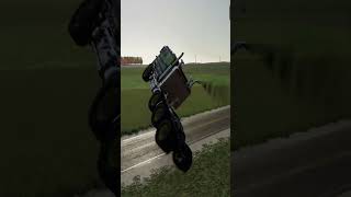 Huge AIR From A Cliff Jump Farming Simulator 22 FS22 FS 22 [upl. by Retsub]