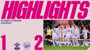 CONTI CUP HIGHLIGHTS  Southampton vs Arsenal 12  Maanum Ilestedt [upl. by Purdum380]