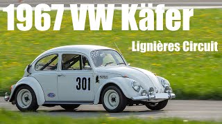 1967 VW Beetle on a Trackday on Circuit de Lignières [upl. by Celio]