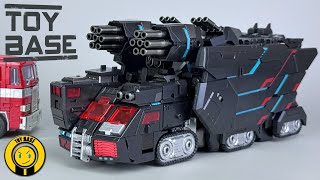 【Evolution Nemesis Prime】TFC STC 01T Dark Savior Black Optimus Prime Truck Robot [upl. by Eleazar]