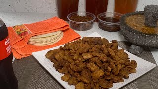 CHICHARRONES DE PUERCO ESTILO SINALOA [upl. by Asilad141]