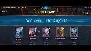 Raid Shadow Legends  Clan Boss inmortal 1 ManeaterNO Painkeeper PESADILLA UNM NM BRTUTAL [upl. by Pippo649]