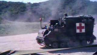 M113A3 amp M577 Gavin Medical Tanks in Action dynmicpara [upl. by Curran]