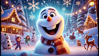 Christmas Songs  Snowflakes 🩷⛄  Kidsmusic  Nursery Rhymes  kidssongs [upl. by Ahseekat]