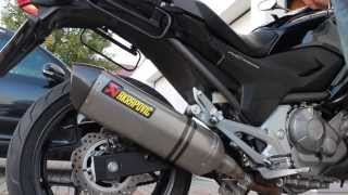 NC700X  Stock Exhaust vs LeoVince vs Akrapovic good Sound [upl. by Adlecirg]