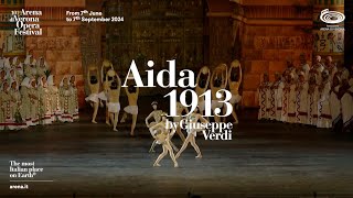 Aida 1913  101 Arena di Verona Opera Festival 2024  Trailer ENG  30 sec [upl. by Cherey309]