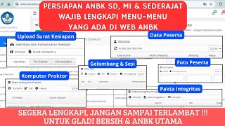 PERSIAPAN GLADI BERSIH amp ANBK UTAMA JENJANG SD MI amp SEDERAJAT [upl. by Platas]