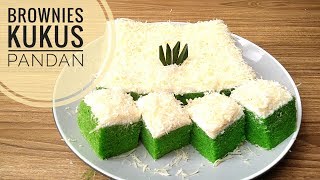 resep brownies kukus pandan [upl. by Giardap]