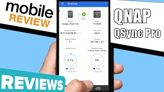 QNAP QSync Pro NAS Phone App Review [upl. by Mommy]