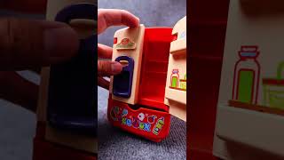 Satisfying with Unboxing the Refrigerator Peppa Pig Toy ASMR shorts peppapig toys asmr unboxing [upl. by Eenhat]