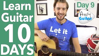 Guitar Lesson 9  Open Chords And The Most Common Strumming EVER [upl. by Alcot780]