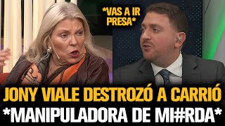 JONATAN VIALE DESTROZÓ A LA INSOPORTABLE DE LILITA CARRIÓ [upl. by Rennane]