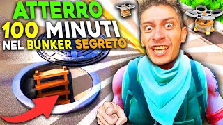 ATTERRO PER 100 MINUTI NEL BUNKER SEGRETO DELLA NUOVA SEASON di FORTNITE [upl. by Kcajyllib]