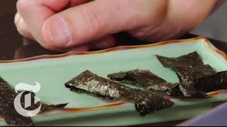 Crisp Nori Chips  Mark Bittman  The New York Times [upl. by Anirazc]