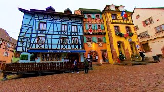 Riquewihr Christmas Market  One of the Most Beautiful Villages in France [upl. by Rochelle]