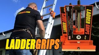 Ladder Safety Accessories amp Devices From Ladder Grips Provide 350 More Ladder Stability [upl. by Eatnoid]