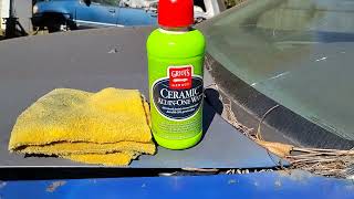 griots garage ceramic all in one wax bringing back Honda Civic faded blue paint [upl. by Erej918]