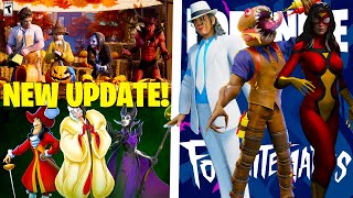 Fortnite HALLOWEEN Update Fortnitemares TRAILER Disney Villains [upl. by Akire409]