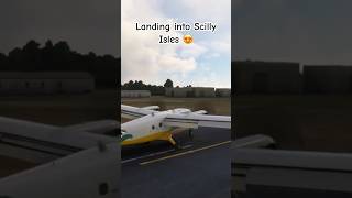 Landing into Scilly Isles [upl. by Laddy]