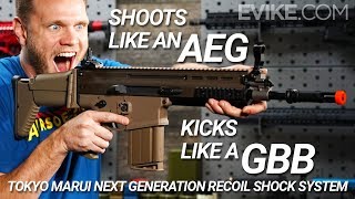 Shoots Like An AEG Kicks Like A GBB  Tokyo Marui Next Generation Recoil Shock System Series [upl. by Oine]