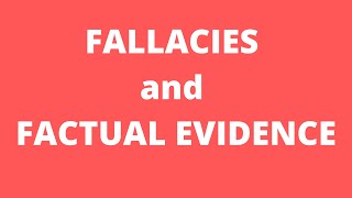 Fallacies and Factual Evidence Q4 L2 EAPP [upl. by Notsuh]