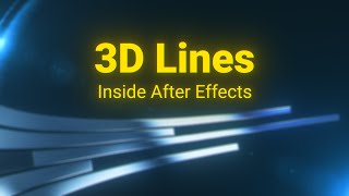 ازاى نعمل خطوط ثلاثية الابعاد على الافتر افكت  تعليم أفترافكتس  3D Lines After Effects [upl. by Ecnatsnoc]