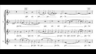 Palestrina  Alma Redemptoris Mater  voci pari score [upl. by Aliban]