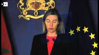 Marruecos explica a Mogherini la quotgravedadquot de su crisis con la UE [upl. by Dnyletak]