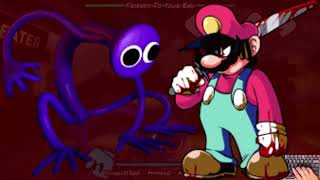 FNF Friends To Your End but Rainbow Friends vs Marios Madness V2 All Characters sings it [upl. by Kathie994]