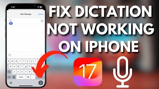 How To Fix Dictation Not Working On iPhone [upl. by Aznecniv]