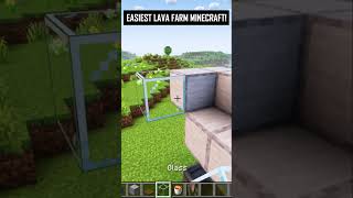 EASY Lava Farm in Minecraft 121 Tutorial [upl. by Arda]