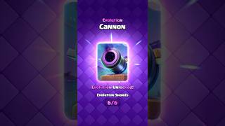 Evolution Cannon Guide clashroyale shorts [upl. by Horten]