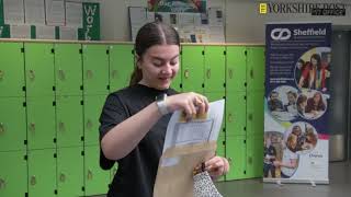 GSCE results at Westfield School in Beighton Sheffield 12 August 2021 [upl. by Hurd75]