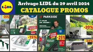 arrivage LIDL Parkside ce lundi 29 avril ✅ arrivage jardinage Parkside 🔥 Promos deals de la semaine [upl. by Jehanna]