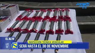 La inspección vehicular técnica inició este jueves y será hasta el 30 de noviembre [upl. by Zobkiw]