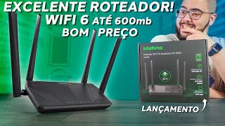 Roteador WIFI 6 Bom e Acessível Intelbras RX1500  Estável e Rápido [upl. by Ennovyhc]