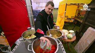 Michał Bałazy gotuje na piecokuchni KVS Moravia Targi Agro Show 2017 [upl. by Schechinger]