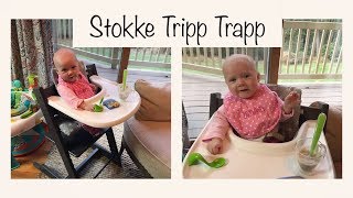 Stokke Tripp Trapp  4 month Starts Solids  Tuesday Baby Product Reviews [upl. by Mchugh]