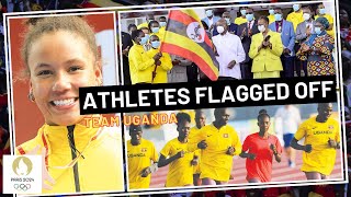 UGANDA ATHLETICS TEAM NAMED FLAGGED OFF  OLYMPICS 2024 PARIS  Cheptegei Kiplimo Nakaayi Chelimo [upl. by Ymmak]