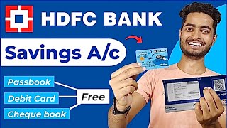 HDFC Bank Account Opening Online 2024  How to Open HDFC Bank Account Online  HDFC Bank [upl. by Yuzik718]