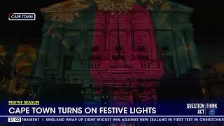 Cape Town turns on festive lights [upl. by Lletniuq112]