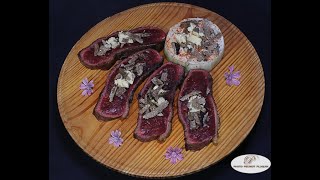 Picanha de bœuf à la truffe dété et aubergine blanche [upl. by Engedi339]