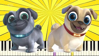 IMPOSSIBLE REMIX  Puppy Dog Pals Theme Song  Bingo and Rolly  Piano Cover [upl. by Tirrag]