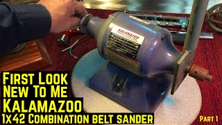 First Look Kalamazoo 1x42 Combination Belt Sander Part1 [upl. by Sesilu]